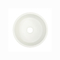 Évier de cuisine rond simple de pierre de quartz de cuvette de couleur blanche pour l'ouverture 3-1/2 de drain de Bath »