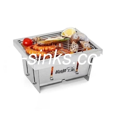 Un barbecue à charbon portable avec allumage électronique