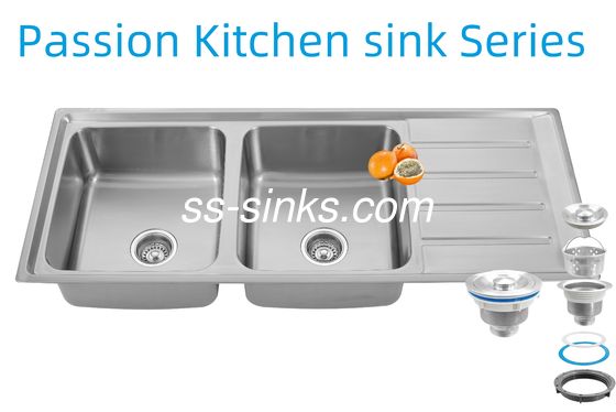 1200 X 500 mm coin cuisine en acier inoxydable évier de drainage arrière placement pour votre cuisine de restaurant