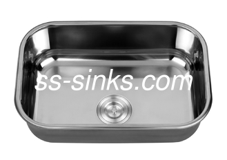 Évier simple de cuvette de l'acier inoxydable SUS304 de 480MM avec le Cabinet bas minimum
