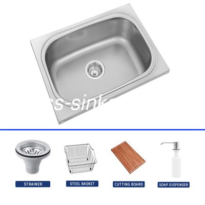 Réservoir de cuisine en acier inoxydable 304 avec panier SUS304