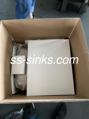 40*40cm Carré Single Bowl Undermount Eau de Javel facile à installer pour le cabinet