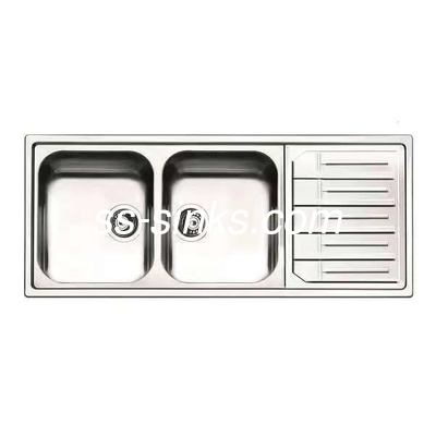 Cuisiner en acier inoxydable avec drainboard résistant à la rouille durable