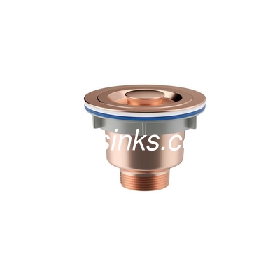 Finition bronzée double cuvette évier de cuisine rectangulaire en acier inoxydable pour la cuisine de maison moderne