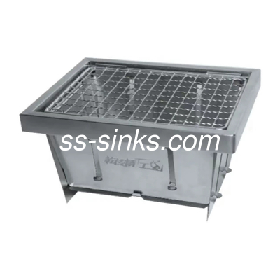 Un barbecue à charbon portable avec allumage électronique