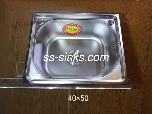 Topmount évier de cuisine bol unique avec drainboard 30 x 17 pouces Un ou deux trous pour évier de cuisine avec drainboard