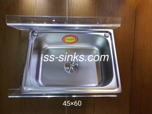 Topmount évier de cuisine bol unique avec drainboard 30 x 17 pouces Un ou deux trous pour évier de cuisine avec drainboard