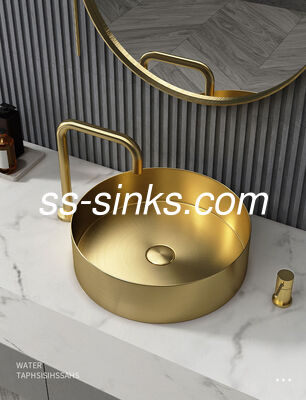 Élégance conçue pour l'endurance: Notre bassin rond en acier inoxydable 3mm 304