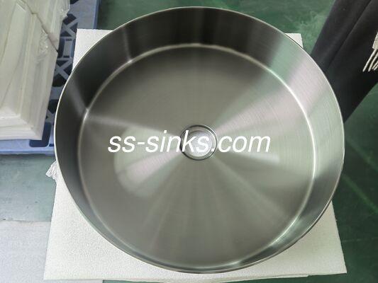 Élégance conçue pour l'endurance: Notre bassin rond en acier inoxydable 3mm 304