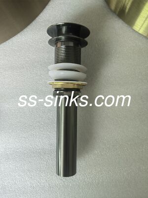 Évier rond de salle de bain en acier inoxydable 304 de 3 mm avec robinet, OEM