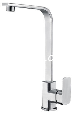 Robinet simple de poignée de nickel de robinet de salle de bains de l'acier inoxydable 3004