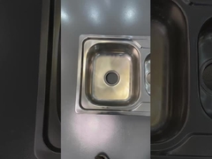 Au-dessus du comptoir 1000 x500 mm évier de cuisine à bol unique avec bassin de lavage populaire